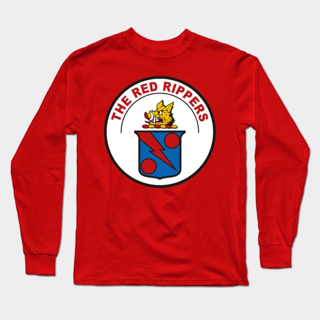 VF11 Red Rippers Long Sleeve T-Shirt by MBK